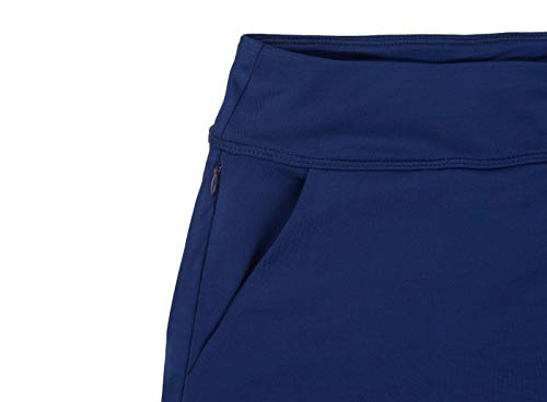 slimour Women Causal Travel Skirt with Pockets Athletic Skorts Hiking High Waist Active Navy 6 - Thumbnail 5
