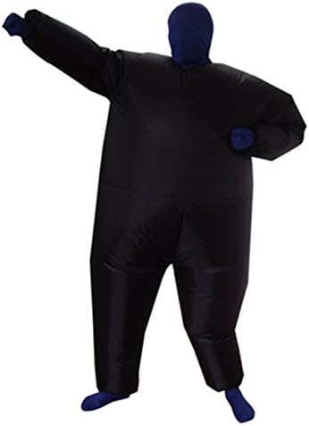 Wecloth Halloween Costume Inflatable Costume Body Suit Jumpsuit Costume Black