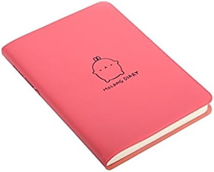 Kawaii Cute Rabbit Diary Any Year Writing Planner Pocket Portable Notebook Journal Notepad Agenda Scheduler Organizer (Red)