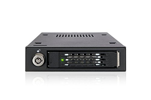 ICY DOCK 2.5" U.2 SFF 8639 NVMe SSD Hot Swap Mobile Rack For External 3.5" Drive Bay - MB601VK-B