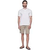Bright Moons Co The Quarter Button Polo (White)