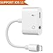 Headphone Adapter for iPhone Adapter Charger Adapter 3.5mm Jack Dongle Earphone Aux Audio & Charge Compatible for iPhone X/XS/XS MAX/XR/8/8 Plus Support to Music and Charge Suitable for iOS 12 Systemthumb 1