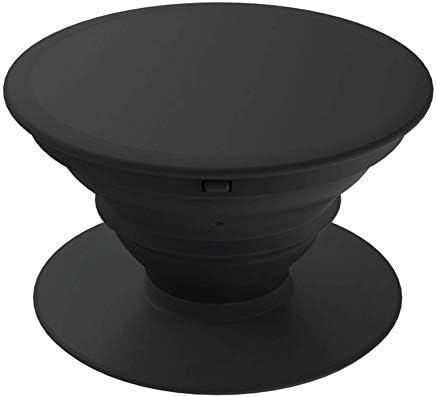 Collapsible Grip & and Tablets Stand - Black (Black)