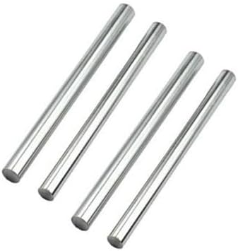 BBYPP 4PCS 99.995% Pure Zinc Rod 100mm x 10mm High Purity Metal