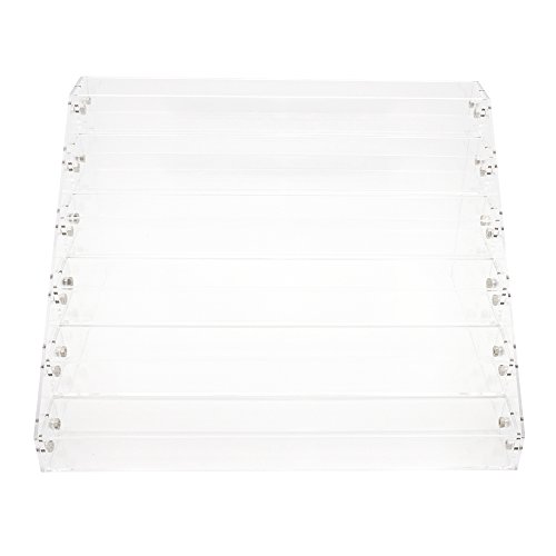 Gospire 66 Bottles of 6 Tier Acrylic Nail Polish Display Rack Stand Holder Jewelry Makeup Organizer