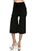 2LUV Women's High Waisted Culotte Goucho Pants