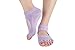 YL trd 5 Pairs of Non Slip Skid Backless Yoga Socks Pilates Barre Toe Socks