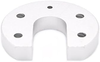3DTOP Hot End Aluminum Circular Sandblasting Mount Fixed Plate for Kossel 3D V6 J-head