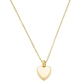 The Amore Cremation Necklace, Heart Cremation Necklace, Urn Pendant, Urn Necklace for Ashes, Necklace Urn, Necklace Urn for Ashes, Cremation Jewelry, Stainless Steel, Gold Urn Necklace