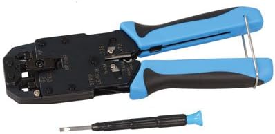 8" Modular Crimper 10P RJ45 8P8C RJ11/12 6P6C 4P4C