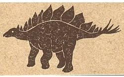 すたんぷえんオリジナルスタンプ ステゴサウルス So0908 002 スタンプ 文房具 オフィス用品 Amazon
