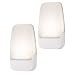 GE LED Night Light, 2 Pack, Plug-in, Dusk-to-Dawn Sensor, Home D&eacute;cor, Ideal for Bedroom, Nursery, Bathroom, Hallway, Soft, 30966, White | Automatic, 2 primary