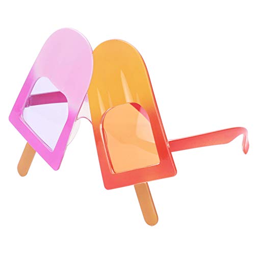 Ocean Line Ice Cream Sunglasses – Party Favors, Novelty Shades, Party Toys, Funny Costume Accessories for Kids & Adults (Popsicle)
