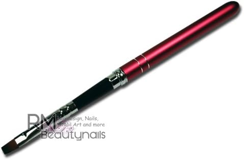 Professional Real Hair Brushes for Nail Art UV Gel Brush Size 4 Design