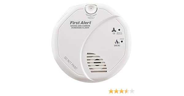 Frist Alert - Detector de humo y monóxido de carbono a pilas para uso en espacios domésticos, 1 unidad, color blanco, SCO5-AE-DER: Amazon.es: Bricolaje y ...