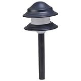 Moonrays 95561 LED Low Voltage Path Light Kit, Black (8 Pack)