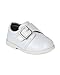 Auston AH59 Leatherette Velcro Buckle Strap Dress Church Shoe (Infant / Baby Boy) - White