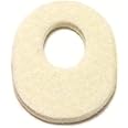 Atlas Biomechanics Oval Stick On Callus Cushions, 100 Pack, Felt 1/8" Pads