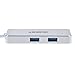 ABLEGRID® Premium Aluminum 2 USB 3.0 Port Type C Hub Sync Data 5Gbps Charger for Macbook