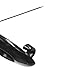 Hanycon 30 PCS Scarf Safety Pins, Plastic Cover Pins Oval Safety Pin for Safety Locking Clothes Brooch Pins Scarf Clips (Black and White)