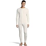 Hanes Men's Solid Color Waffle Knit Thermal Union
