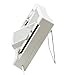 JERDON Two-Sided Makeup Mirror with Lights - Vanity Mirror with 3X Magnification & Glare-Free Lighting - White Base - Model J1010