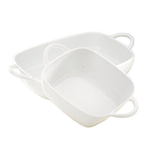 Pillivuyt Eden Lasagne Baker Rectangular, 14.75 x 9.75 Inches, 4.5 Quart Capacity