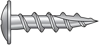 #8 x 1-1/4" K-Lath Self Drilling Screws - 4,000 Pieces - Truss Head, Phillips Drive, 410 Stainless Steel (Hardened), #2 Drill Point - Bulk Pail