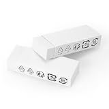 Amazon Basics Block White Eraser 2 Pack