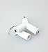 yueton Pack of 2 Y Shaped 3.5mm Jack Stereo Audio Headset Splitter Connector Adapter Keyring Key Ring - Headphone Splitter