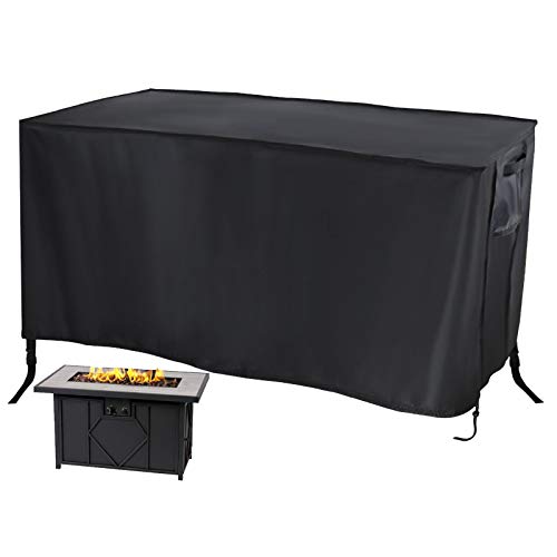 Saking Fire Table Cover Rectangular 42 x 24 x 24 inch Waterproof