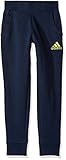 adidas Boys' Big Boys' Ultimate Fleece Pant, Navy/Shock Slime, X-Large/18