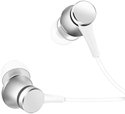 Original Xiaomi Piston Fresh Edition Wired Control Earphone Headphone With Mic (Silver)