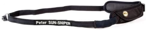 California Sun Sniper Steel-Steel Reinforced Padded Camera Sniper Strap - Black