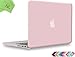 UESWILL Matte Hard Shell Case Cover Compatible with MacBook Pro (Retina, 13 inch, Early 2015/2014/2013/Late 2012), Model A1502/A1425, No CD-ROM, No USB-C, Rose Quartz