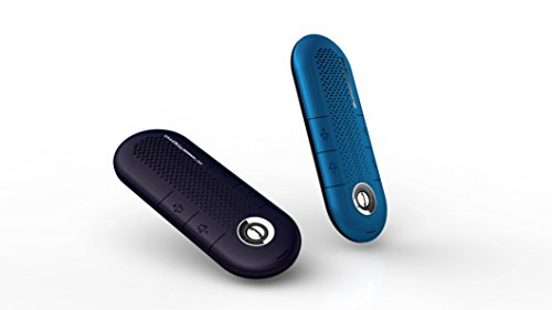 SuperTooth CRYSTAL BLUE Hands-Free Wireless Bluetooth Visor Car Kit Speakerphone - Retail Packaging - Thumbnail 2