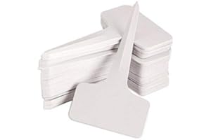 KINGLAKE 500 PCS 6 x10cm Plastic Waterproof Plant Nursery Garden Labels T-Type Tags Markers Plant Stakes Re-Usable Plant Tags (Box of 500)