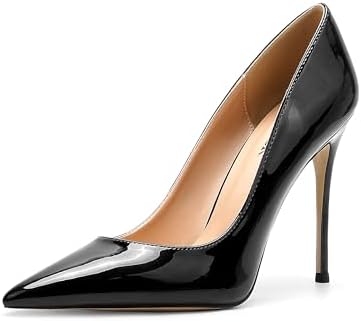 Amazon.com | FOWT Women Slip on Pointed Toe Pumps Wave Edge