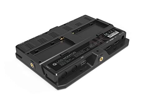 LILLIPUT H7 4K 7 inch Field Monitor Ultra Bright 1800nit HDMI Input Output 1920x1200 IPS with 3D Lut On-Camera Monitor + F970 Battery and Charger