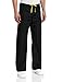 WonderWink The Papa Unisex Seamless Scrub Pant, Black, Large