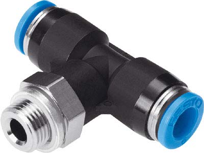 Festo 186165 Model QST-G3/8-12 Push-In T-Fitting (Pack of 10)