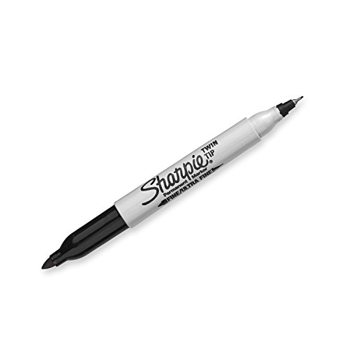 Sharpie Twin Tip Markers, Black - Image 3