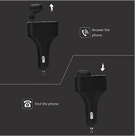 image for Y＆X Intelligent Car charger with Wireless Earbuds Bluetooth earbuds 