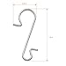 Naler 120PCS Ornament Hooks, Christmas Ornament Hangers Stainless Steel S-Shaped Hangers for Xmas Decoration Christmas Tree Decoration New Year Party