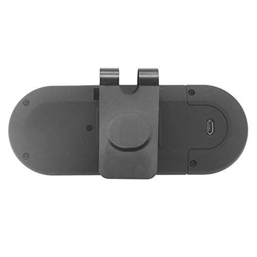 Baynne Wireless Bluetooth 4.1 Hands-Free Car Charger Sun Visor Speakerphone Car Kit(Color:Black)