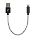CableCreation Short Lightning Cable 0.5FT [MFi Certified], Braided iPhone Charging Cable Data Sync Cord, Compatible with iPhone 11