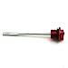 TC-Motor CNC Aluminum Red Dip Stick Engine Oil Dipstick For Lifan YX 125cc 140cc 150cc 200cc 250cc Stomp YCF IMR Thumpstar GPX DHZ Chinese CRF50 Pit Dirt Bikes/ATV Quad Taotao Sunl Kazuma Roketa