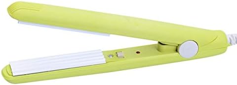 Portable Fluffy Small Waves Corrugated Curling Hair Electric Hair Straightener Crimper Hair Curlers Curling Irons Styling Tools Yellow Curly