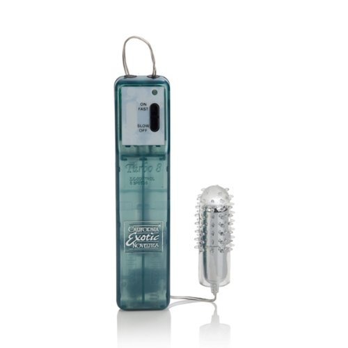 Turbo 8 Accelerator Single Bullet Vibrator with Clitoral Pleasure Gel. image