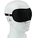 Less Like Contoured and Comfortable Sleep Mask & blindfold Super Lightweight Best Memory Foam Comfortable Sleep Eye Mask For Travel, Shift Work & Meditation Black (Pack of 2)